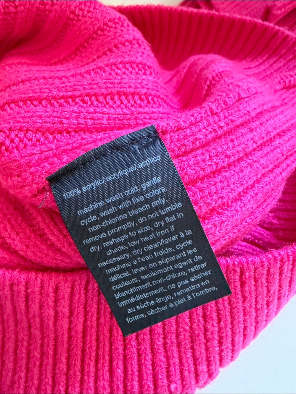Tommy Hilfiger Pink Cable Knit Crewneck Sweater Women’s Large NWT - Picture 6 of 9
